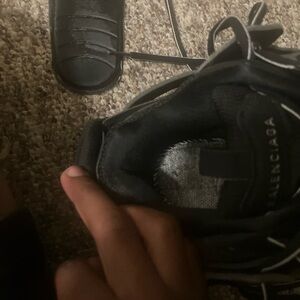 Black Balenciaga Track LED Shoes